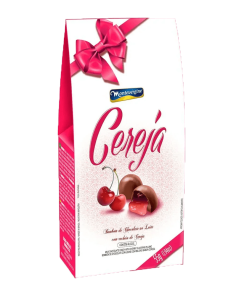 Chocolate Cereja Bombon De Cerezas Con Licor Montevergine 55gr.