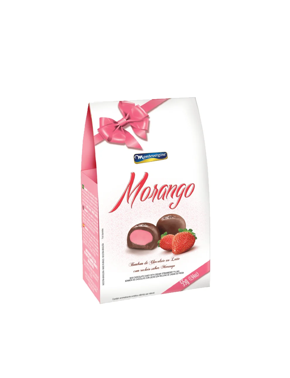 Bombón Montevergine Morango De Frutilla, 55g Bombón Montevergine Morango De Frutilla, 55g