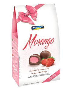 Chocolate Morango Bombon De Frutilla Montevergine 55grs.