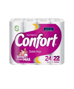 Papel Higiénico Confort Dh De 24und. 22mts.