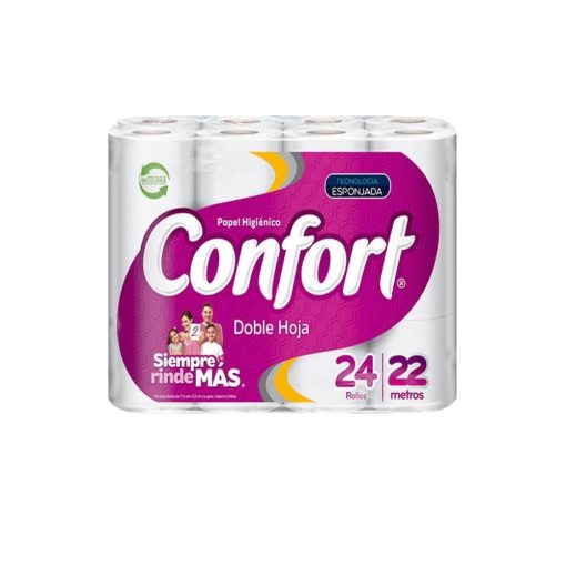 Papel Higiénico Confort Dh De 24und. 22mts.