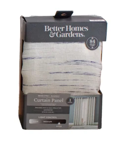 Cortina Better Homes & Gardens Milana Indigo Strie 1pc 52x84cm
