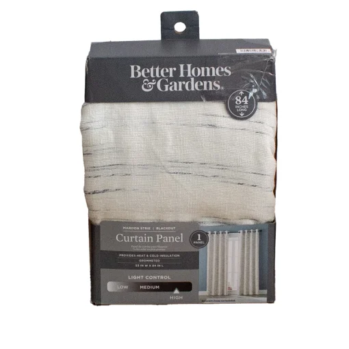 Cortina Better Homes & Gardens Milana Grey Strie 1pc 52x84cm
