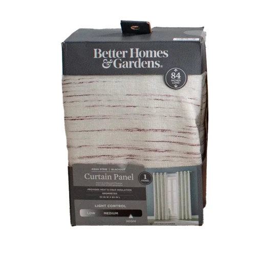 Cortina Better Homes & Gardens Milana Maroon Stride 1pc 52x84cm