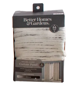 Cortina Better Homes & Gardens Milana Black Strie 1pc 52x84cm