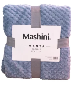 Manta Popcorn Colores Mashini 127 X 152 Cms.