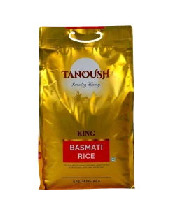 Arroz Basmati Tanoush King Amarillo 1kg.
