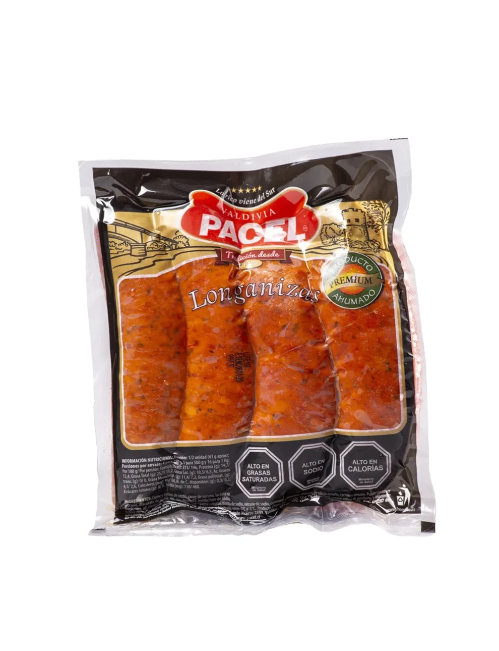 Longaniza Artesanal Ahumada Pacel, 750g. Longaniza Artesanal Ahumada Pacel, 750g.