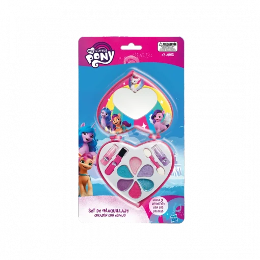 Set De Maquillaje Corazón C/espejo My Little Pony