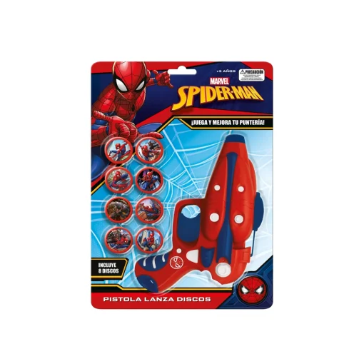 Pistola Lanza Disco Spiderman Marvel (521539)