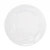Plato Bajo Blanco De Melamina, 25cm.