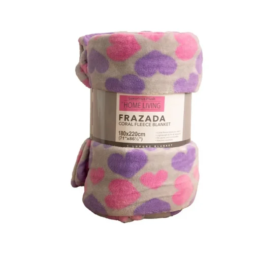 Frazada Coral Fleece Blanket Home Living 180x220cm.