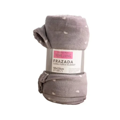 Frazada Coral Fleece Blanket Home Living 180x220cm.
