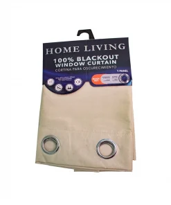 Cortina Blackout Beige Home Living 137cm X 229cm Cortina Blackout Beige Home Living 137cm X 229cm