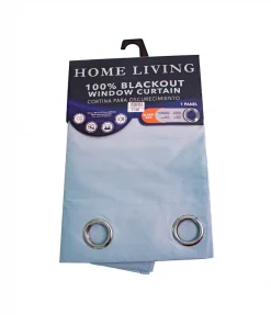 Cortina Blackout Celeste Home Living 137cm X 229cm Cortina Blackout Celeste Home Living 137cm X 229cm