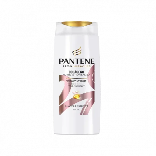 Shampoo Pantene Nutritivo Pro-v Miracles Colágeno Nutre Y Revitaliza, 300 Ml