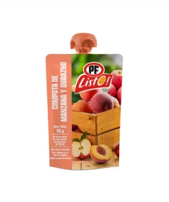 Compota De Manzana Y Durazno Pf 90gr.