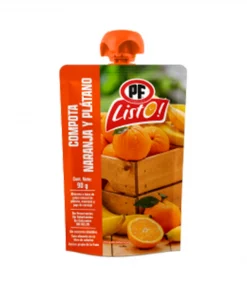 Compota De Naranja Y Plátano Pf 90gr. Compota De Naranja Y Plátano Pf 90gr.