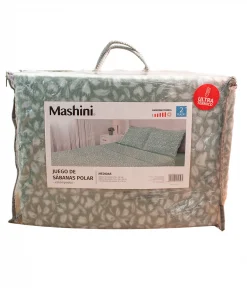 Juego De Sábanas Polar Estampado 2 Plazas Quillén (825259)