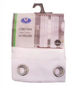 Set De Visillos Blancos 2 Piezas – Modelo Hp-2021