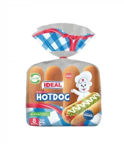 Pan Hot Dog Ideal 8 Unid, 480gr. Pan Hot Dog Ideal 8 Unid, 480gr.