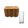 Set De Vasos De Vidrio 265ml. Kml, 6 Unid. - Modelo G10810 Wh6