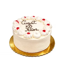 Torta Aniversario Cugat Sabor Frambuesa 15p.