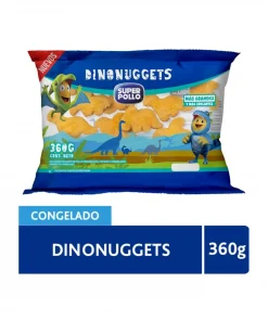 Nuggets De Pollo Con Figuras De Dinosaurios Super Pollo, 360gr.
