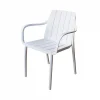 Silla De Terraza Con Brazos Color Blanco (modelo R19152-2) Silla De Terraza Con Brazos Color Blanco (modelo R19152-2)
