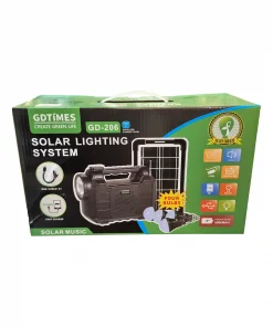 Linterna Solar Con Parlante Gdtimes De 80w (modelo R17433-4) Linterna Solar Con Parlante Gdtimes De 80w (modelo R17433-4)
