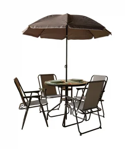 Juego De Terraza Color Gris De 6pzas. (modelo 854-n23-03603gr) Juego De Terraza Color Gris De 6pzas. (modelo 854-n23-03603gr)
