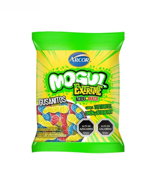 Gomitas Mogul Gusanitos Extreme, 90g