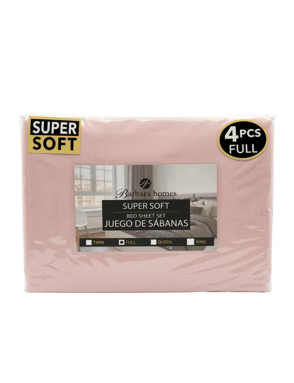 Sábanas Bárbara Homes Full 4 Pzas. (modelo 709-465704)