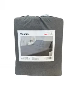 Sábana de Polar Lisa Mashini Gris Medidas( 2P - 1.5P)