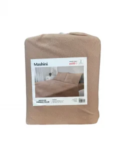 Sábana de Polar Lisa Mashini Terra Medidas(2P - 1.5P)