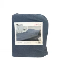 Sábana de Polar Lisa Mashini Azul Medidas (King - 2P - 1.5P)