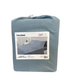 Sábana de Polar Lisa Mashini Celeste Medidas(2P - 1.5P)