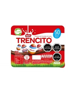 Huevito De Pascua De Chocolate Trencito, Bandeja De 255gr.