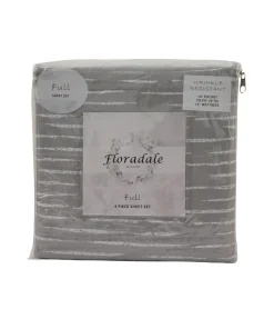 Sábanas Full Baron Textured Pigment Sheet Floradale 4 Piezas.