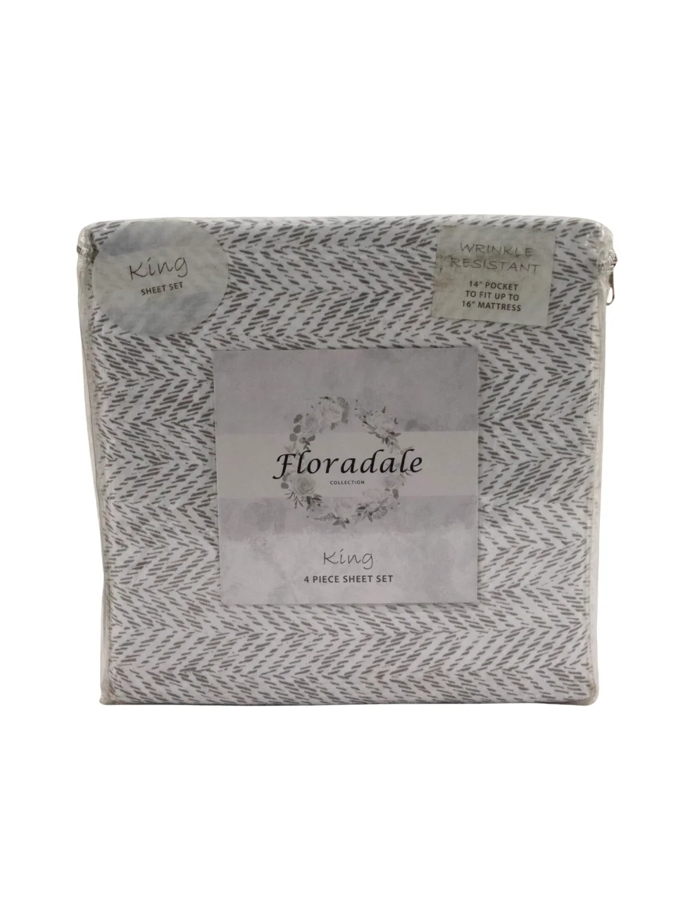 Sábanas King Brooklyn Stripe Herringbone Floradale 4 Piezas. Sábanas King Brooklyn Stripe Herringbone Floradale 4 Piezas.