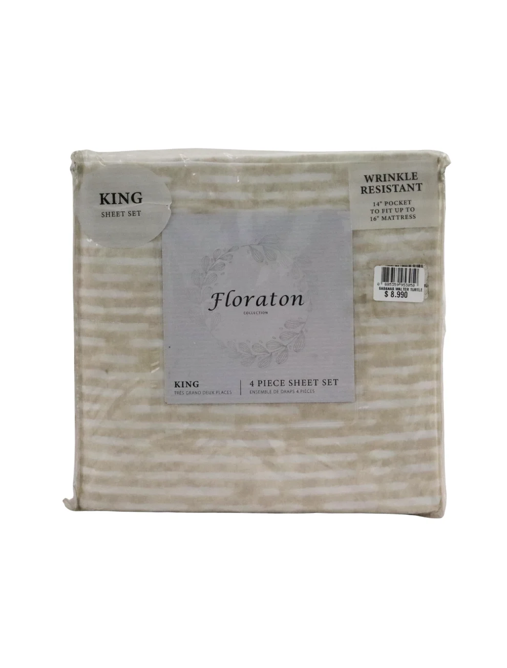 Sábanas King Walter Turtle Dove Shibori Pigment Floraton 4 Piezas. Sábanas King Walter Turtle Dove Shibori Pigment Floraton 4 Piezas.