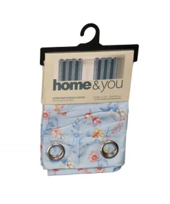 Cortina De Microfibra Floreada Home & You 137×228.5cm (modelo 715-1435721)