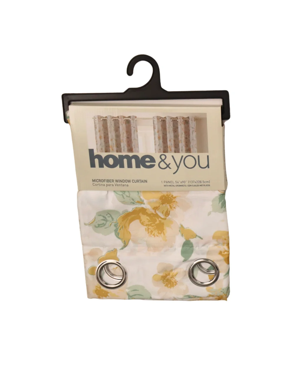Cortina De Microfibra Floreada Home & You 137x228.5cm (modelo 715-1435725) Cortina De Microfibra Floreada Home & You 137x228.5cm (modelo 715-1435725)