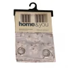 Cortina De Microfibra Floreada Home & You 137x228.5cm (modelo 715-1435730)
