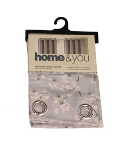 Cortina De Microfibra Floreada Home & You 137x228.5cm (modelo 715-1435730)