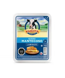 Queso Mantecoso Laminado La Vaquita, 130g