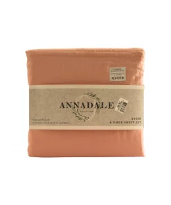 Sábanas Queen Blush Annadale Collection Hem 6 Piezas.