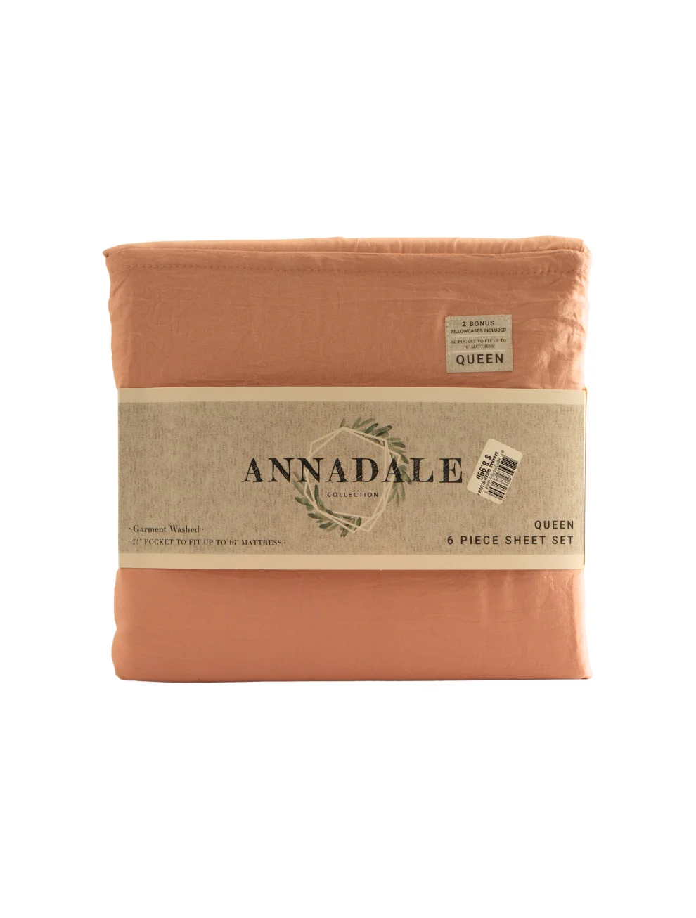 Sábanas Queen Blush Annadale Collection Hem 6 Piezas. Sábanas Queen Blush Annadale Collection Hem 6 Piezas.