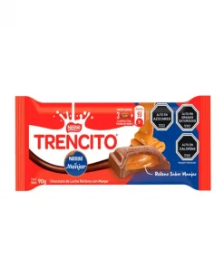 Chocolate Trencito Relleno De Manjar, 90g