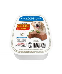 Alimento Húmedo Tipo Paté Para Perro Adulto De Pollo Master Dog, 250g